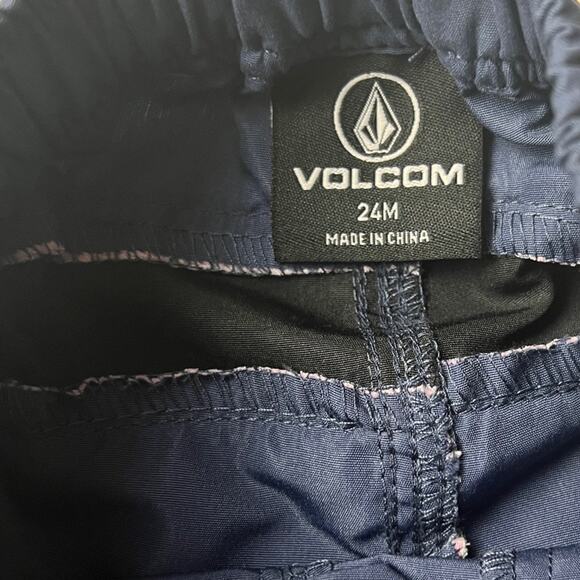 Volcom Kid’s Faded Pink Swim Short Sleeve and Short Set Sz 24 M NWT - Picture 10 of 11